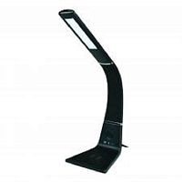 Светильник настольный Uniel TLD-565 Black-LED 12W cенсорный выключатель диммер Черный картинка 